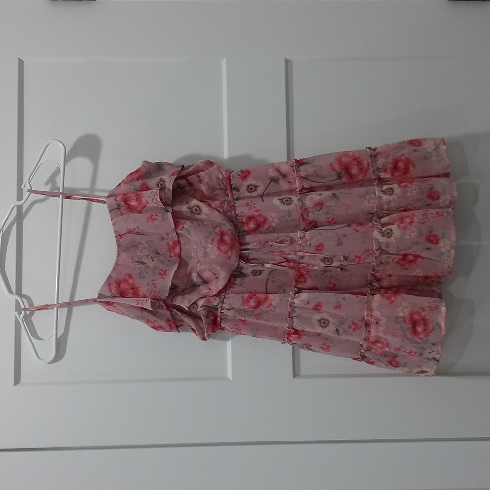 Pink Floral Dress
